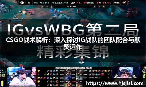 CSGO战术解析：深入探讨IG战队的团队配合与默契运作